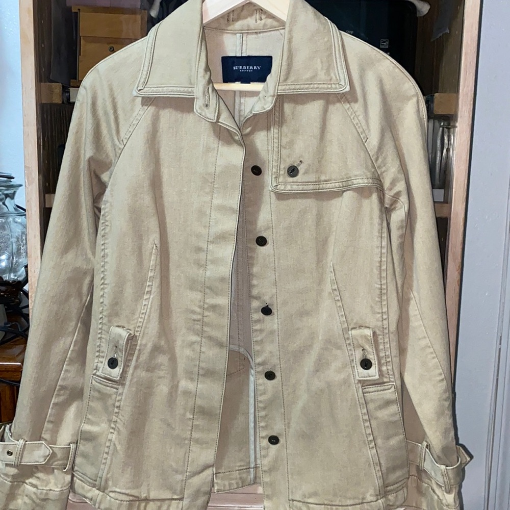 BURBERRY WOMENS JEANS JACKET AUTHENTIC